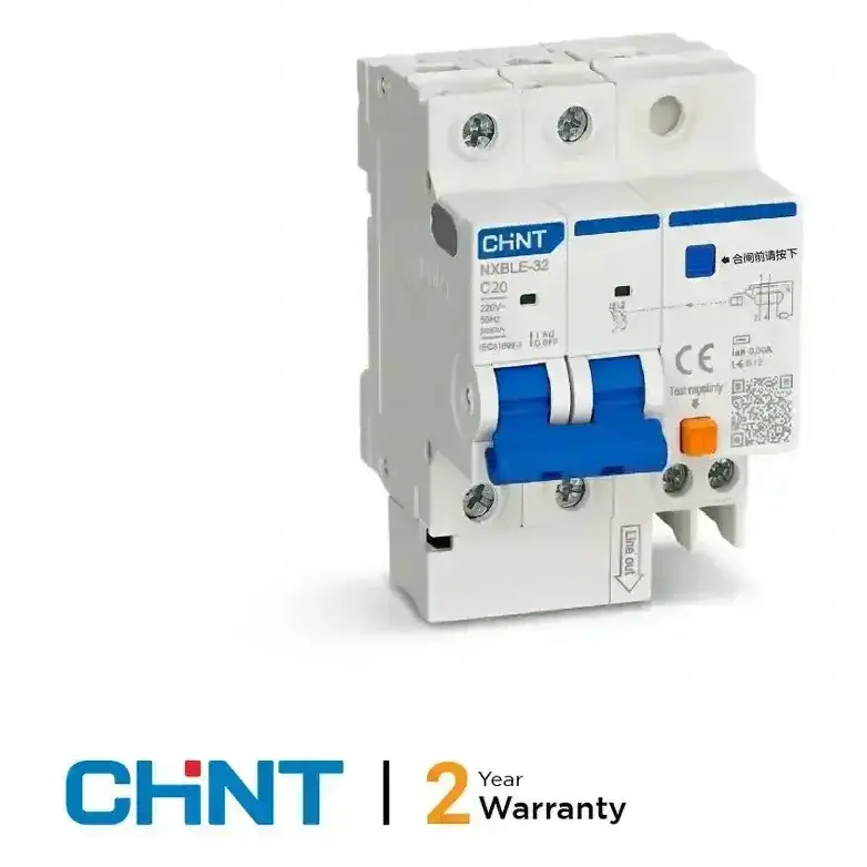 Residual Current Breaker with Over-Current (RCBO) 20A/2P