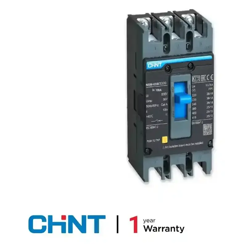 MCCB Chint 3P 100A
