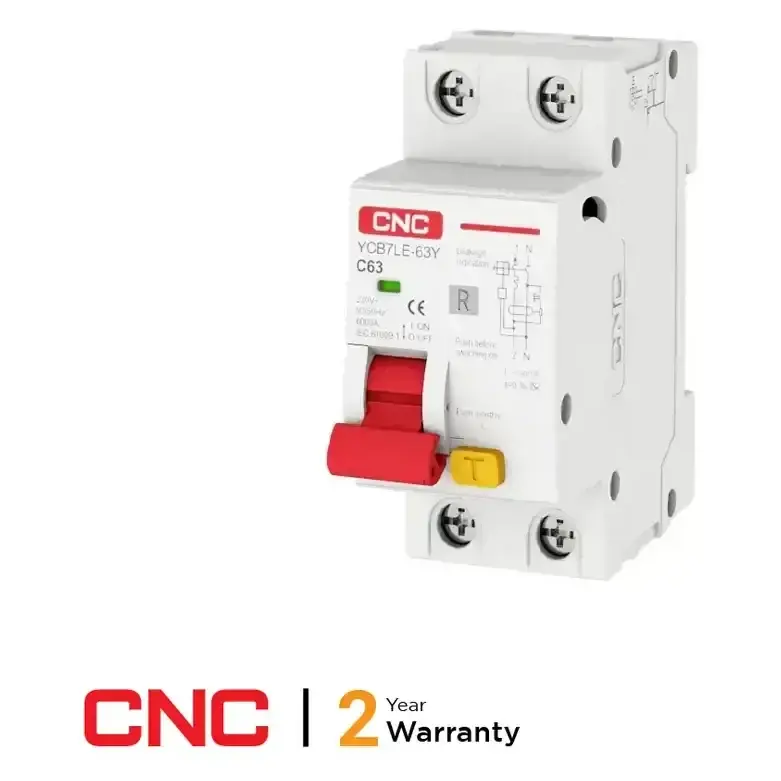 RCBO (Residual Current Operated Circuit Breaker) 63A/CNC