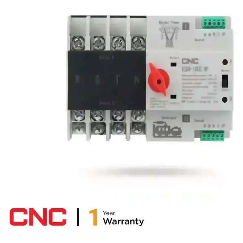 Automatic Transfer Switch (ATS) 100A/3 Phase/4P/CNC