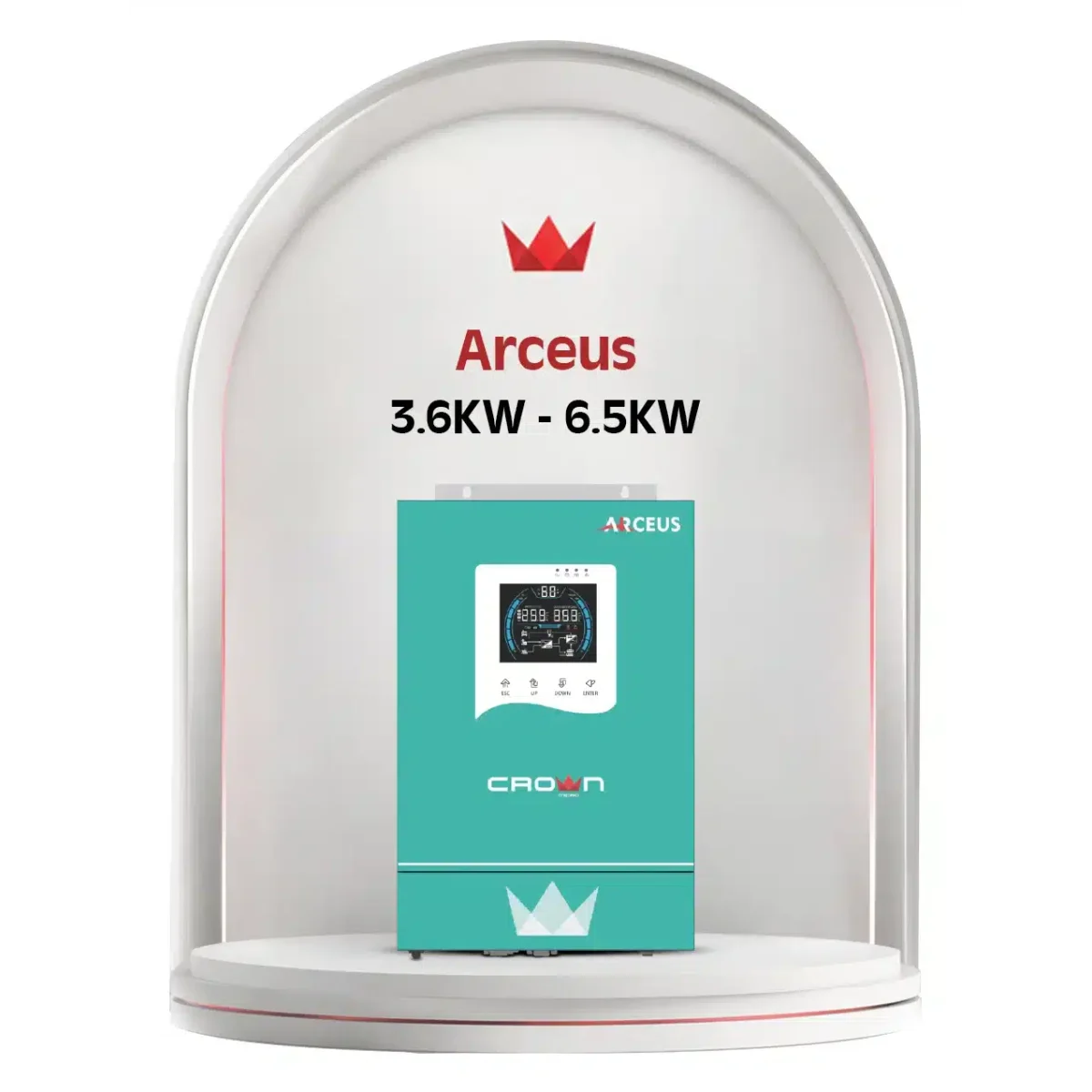Crown Micro ARCEUS-3.6kW 24V PV-5000W MPPT Solar Inverter