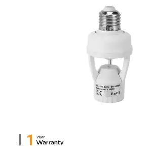 Infrared Motion Sensor Bulb Holder