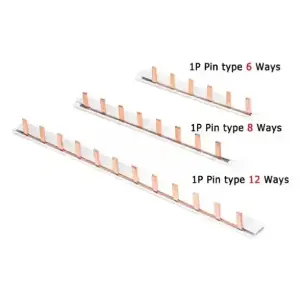 Copper Busbar Connector for Distribution Box PIN Type Single pole