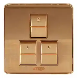 3 Gang 1 Way Switch