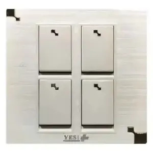 4 Gang 1 Way Switch