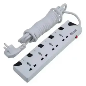 Click Multiplug 3 Pin 4 Soket (5 Metre)