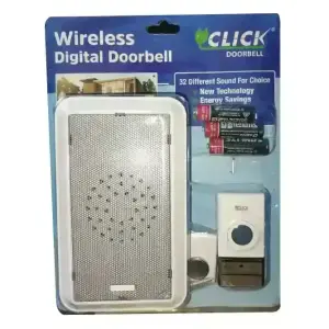 Click Wireless Digital Door Calling Bell With Remote