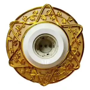 Luxurious Golden Batten Holder