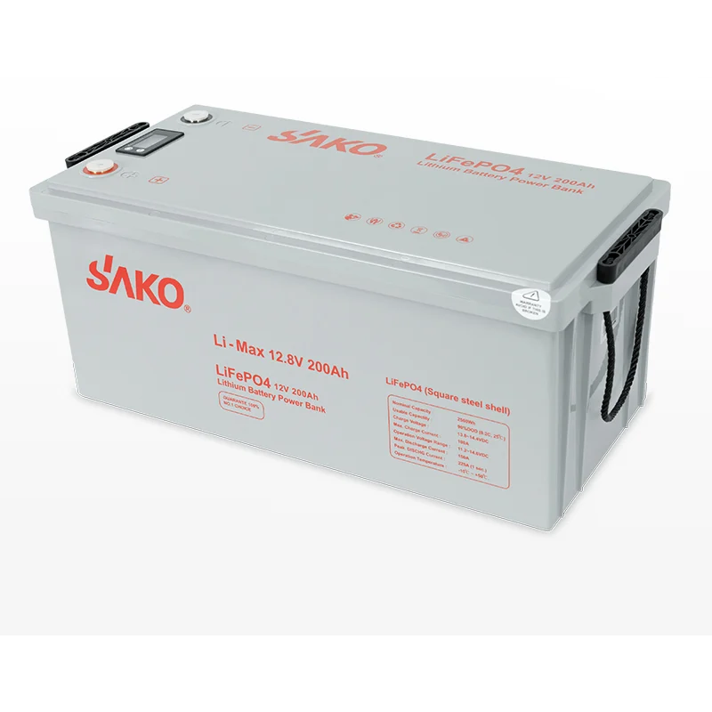 SAKO Li-Max 12.8V 200Ah LiFePO4 Lithium Battery