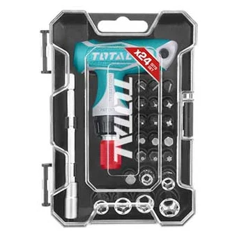 TOTAL T-handle Wrench Screwdriver Set 24 Pcs