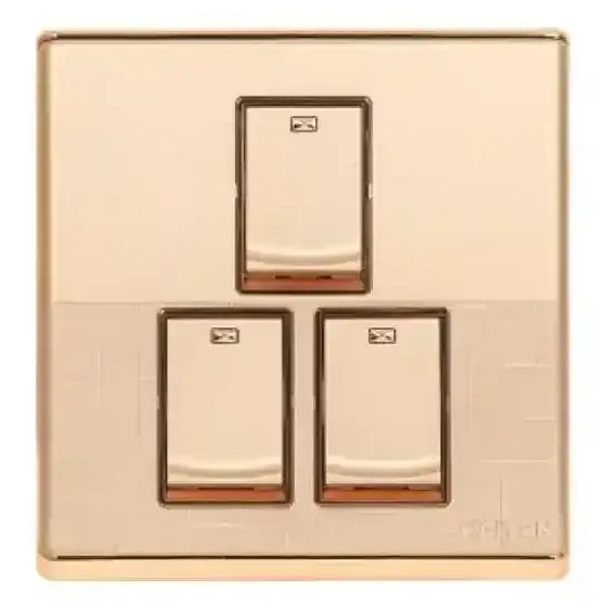 3 Gang 1 Way Switch (Fiona Series) Walton Gang Switch