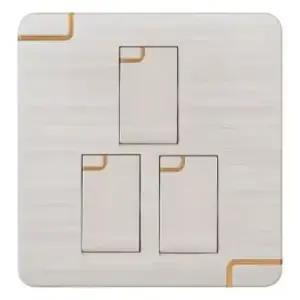 3 Gang 1 Way Switch (Walton Gang Switch)
