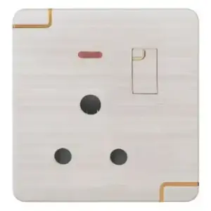 3 Pin Round Socket with Switch (Walton Gang Switch)