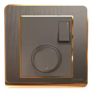 Fan Speed Regulator With Switch (Crown Series) Walton Gang Switch