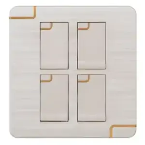 4 Gang 1 Way Switch (Walton Gang Switch)